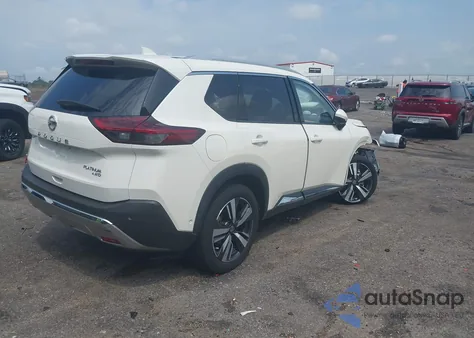 2021 Nissan Rogue Platinum Intelligent Awd из США, поврежденный, VIN JN8AT3DD1MW303368